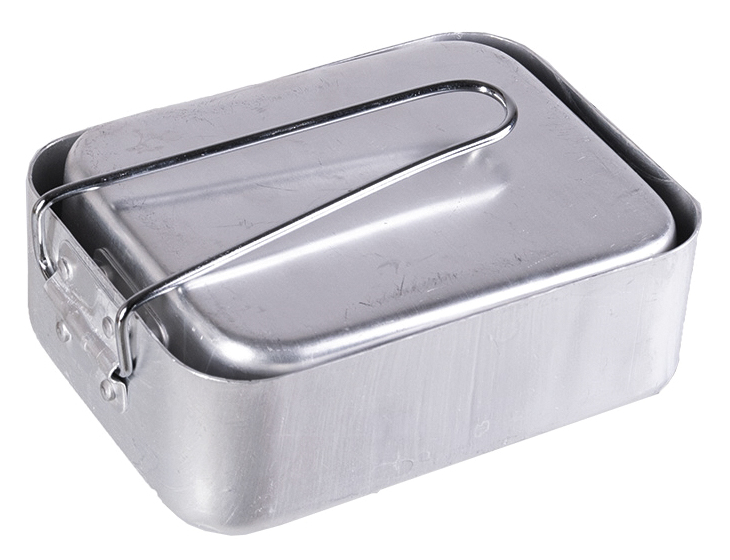 Britisches Kochgeschirr Aluminium 2-teilig